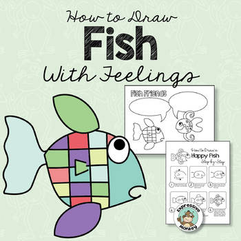 350x350 fish with feelings drawing, writing and coloring art activities tpt - Feelings Drawing