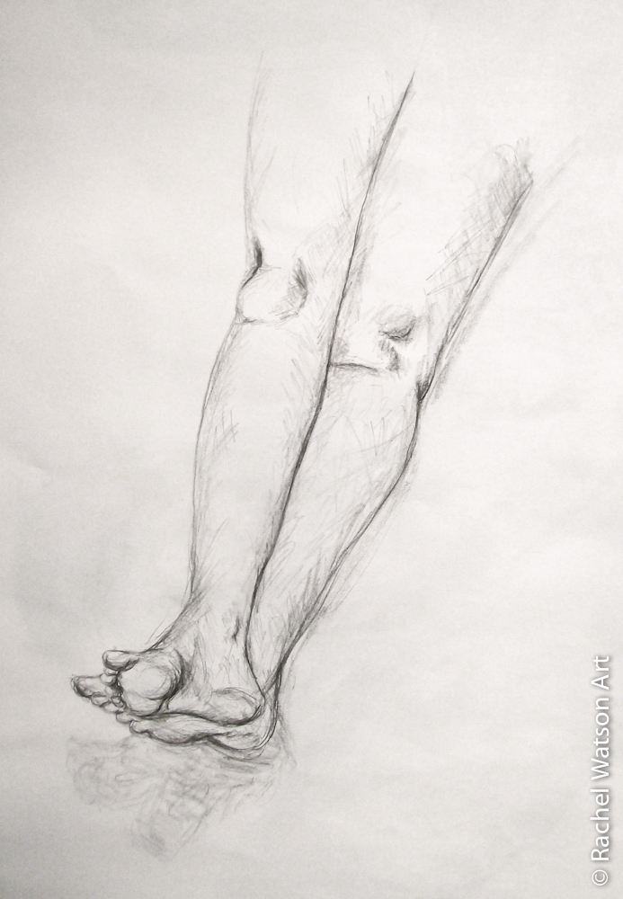 693x1000 feet walking drawing - Feet Walking Drawing