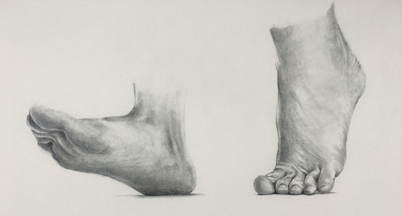 800x431 how to draw feet - Feet Walking Drawing
