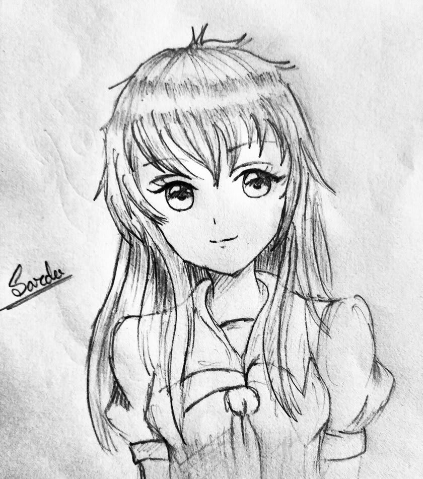 Female Anime Characters Drawing