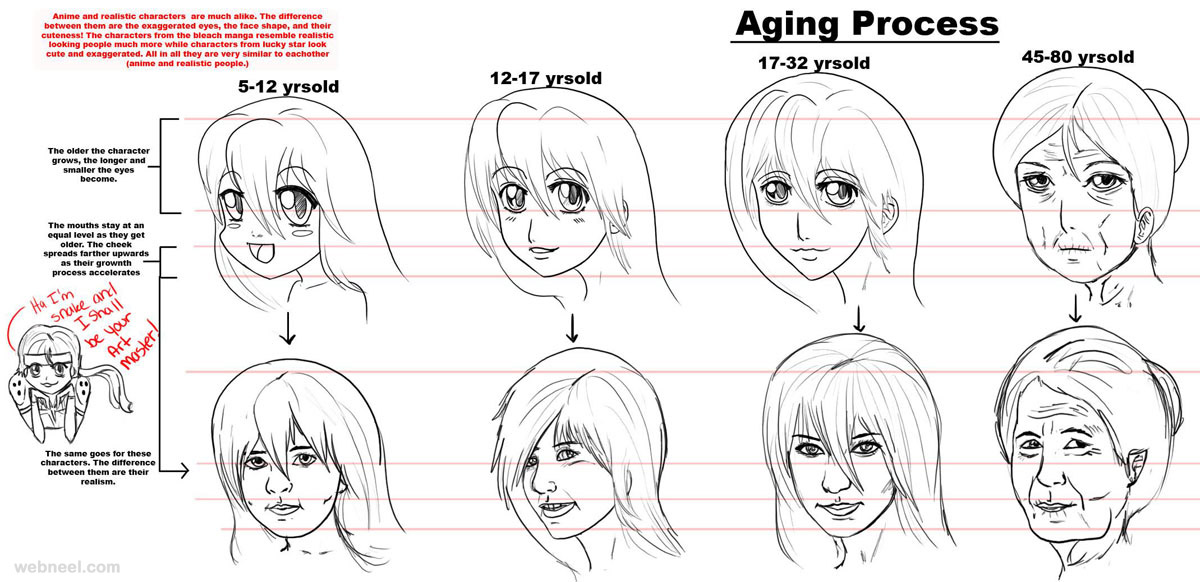 1200x582 Anime Drawing Female - Female Anime Drawing