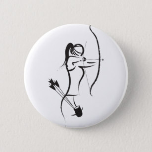 307x307 Female Archer Gifts On Zazzle - Female Archer Drawing