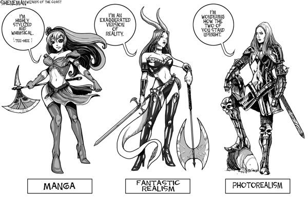 600x389 Female Armor - Female Armor Drawing