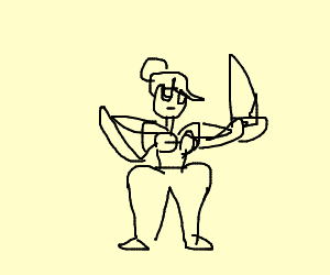 300x250 Rpg Female Armor In A Nutshell Drawing - Female Armor Drawing