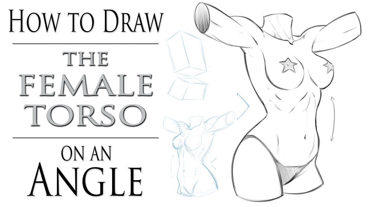 1280x720 How To Draw The Female Body - Female Body Anatomy Drawing