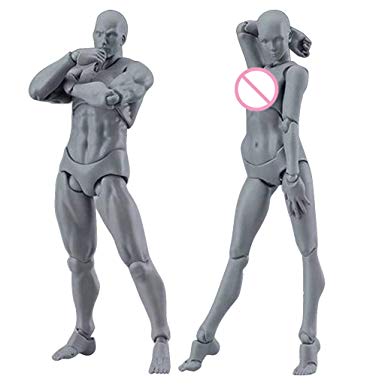 385x385 H Eternal Art Mannequin Human Male And Female Body Drawing Upgrade - Female Body Drawing