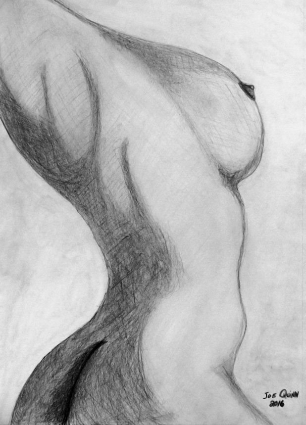 618x859 Joe Quinn On Twitter Wave - Female Body Drawing