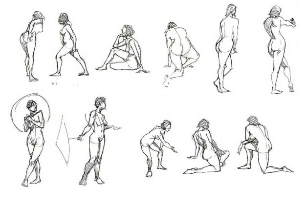 630x420 Drawing Male And Female Body Tips And Technique - Female Body Drawing Base