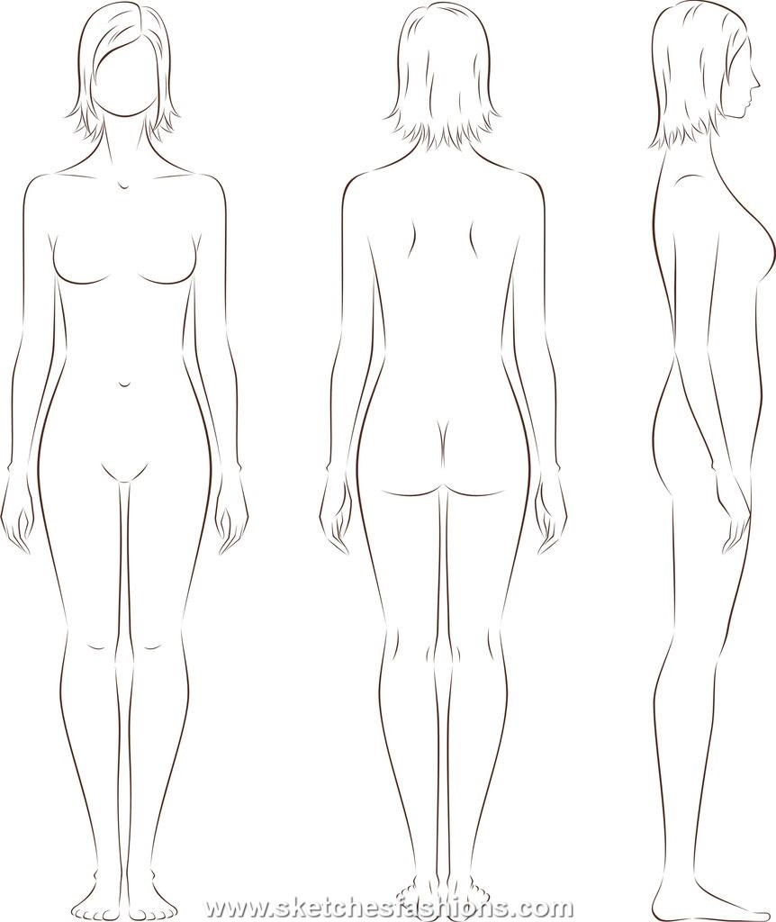Female Archives - Female Body Drawing Outline. 