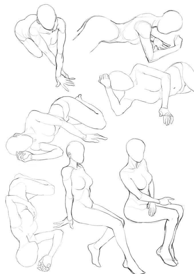 678x960 In Pose, Drawings And Anatomy - Female Body Drawing Reference. 