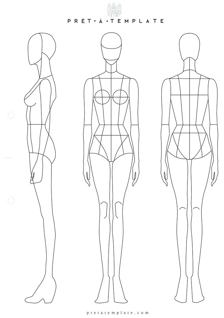 Female Body Drawing Template at Explore collection