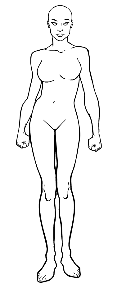 393x927 Image Result For Female Body Template Drawing References - Female Body Drawing Template