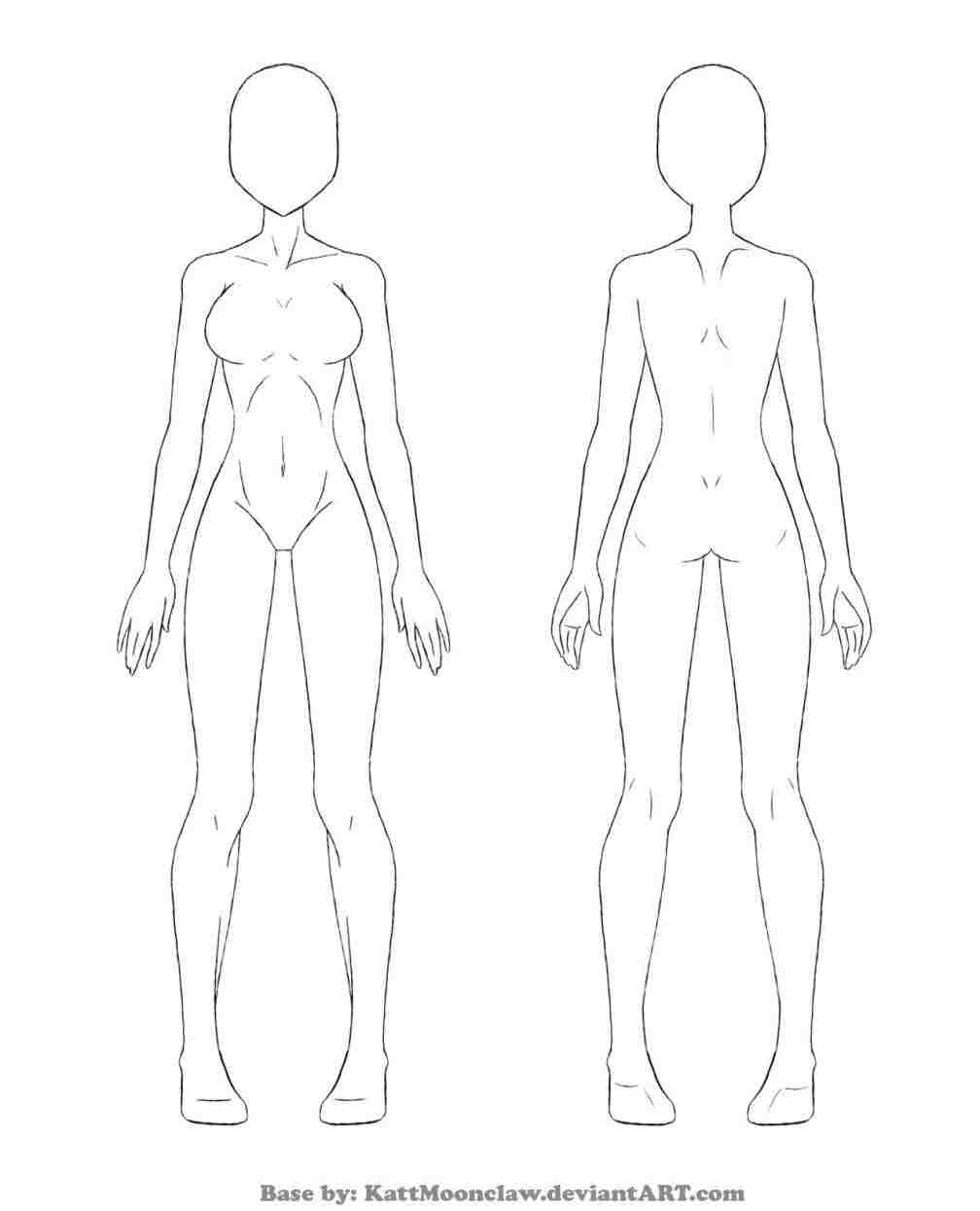 Body Template For Drawing from paintingvalley.com