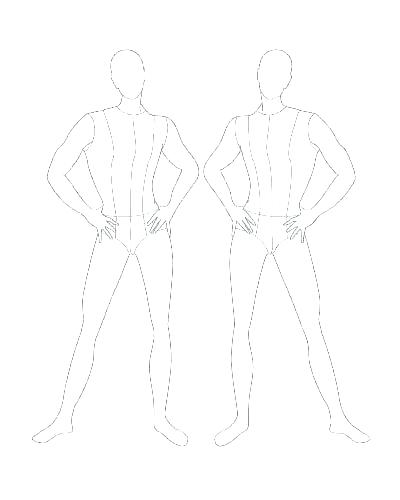 400x500 Fashion Design Body Template Female Drawing Templates Free Sketch - Female Body Drawing Template