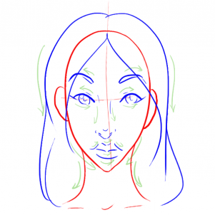 301x302 how to draw female figures, draw female bodies, step - Female Body Figure Drawing