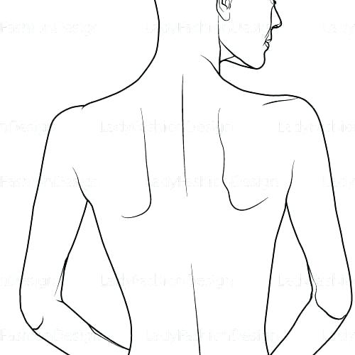 woman's body outline drawing