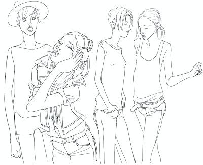 400x325 Body Sketch Outline Body Sketch Human Skeleton Drawing Outline - Female Body Outline Drawing