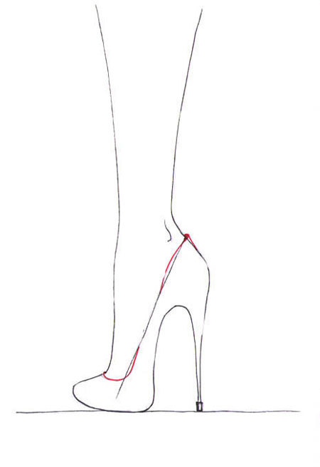 450x655 drawing illustration high heels tutorials art reference how - Female Body Reference Drawing