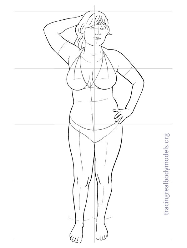 598x792 Female Body Shape Drawing - Female Body Shape Drawing