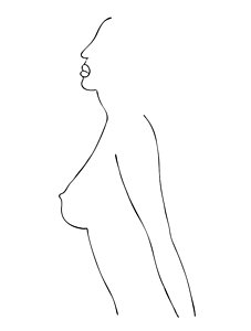 227x300 Female Body Shape Drawings Fine Art America - Female Body Shape Drawing