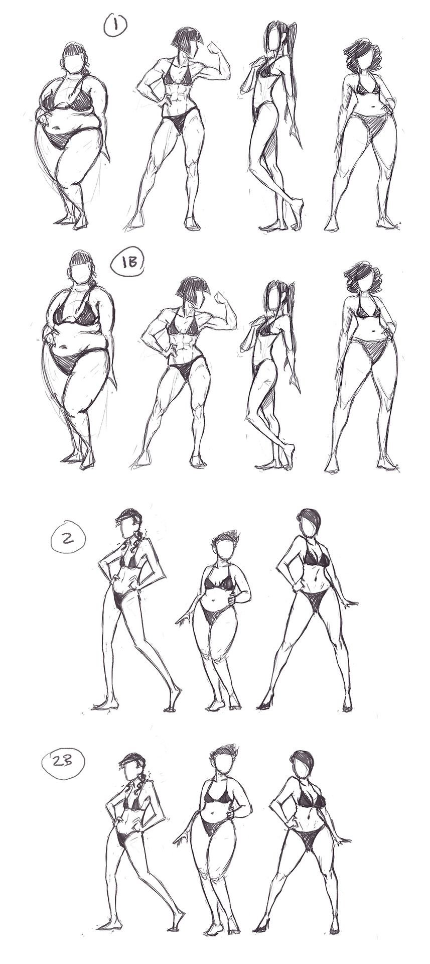 857x1920 Today's Drawing Class Female Anatomy Today's Practice Is - Female Body Shape Drawing