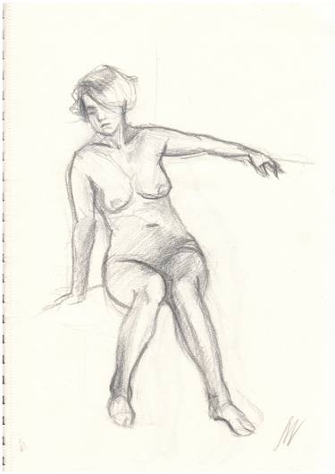 375x530 Sketch Of Human Body Drawing - Female Body Structure Drawing