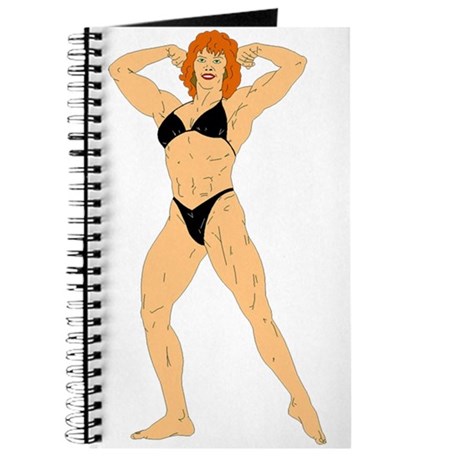 460x460 female bodybuilder notebooks - Female Bodybuilder Drawing