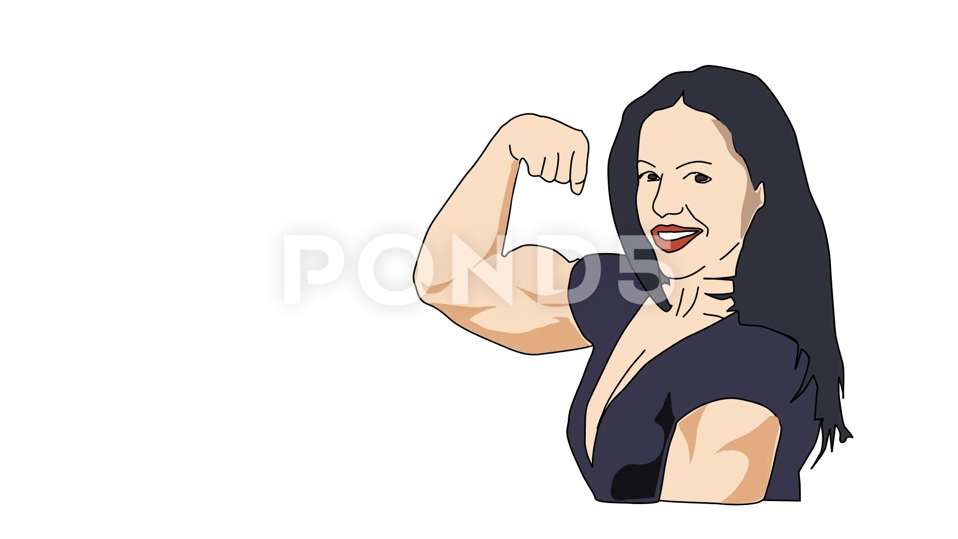 Female Bodybuilder Drawing at Explore collection