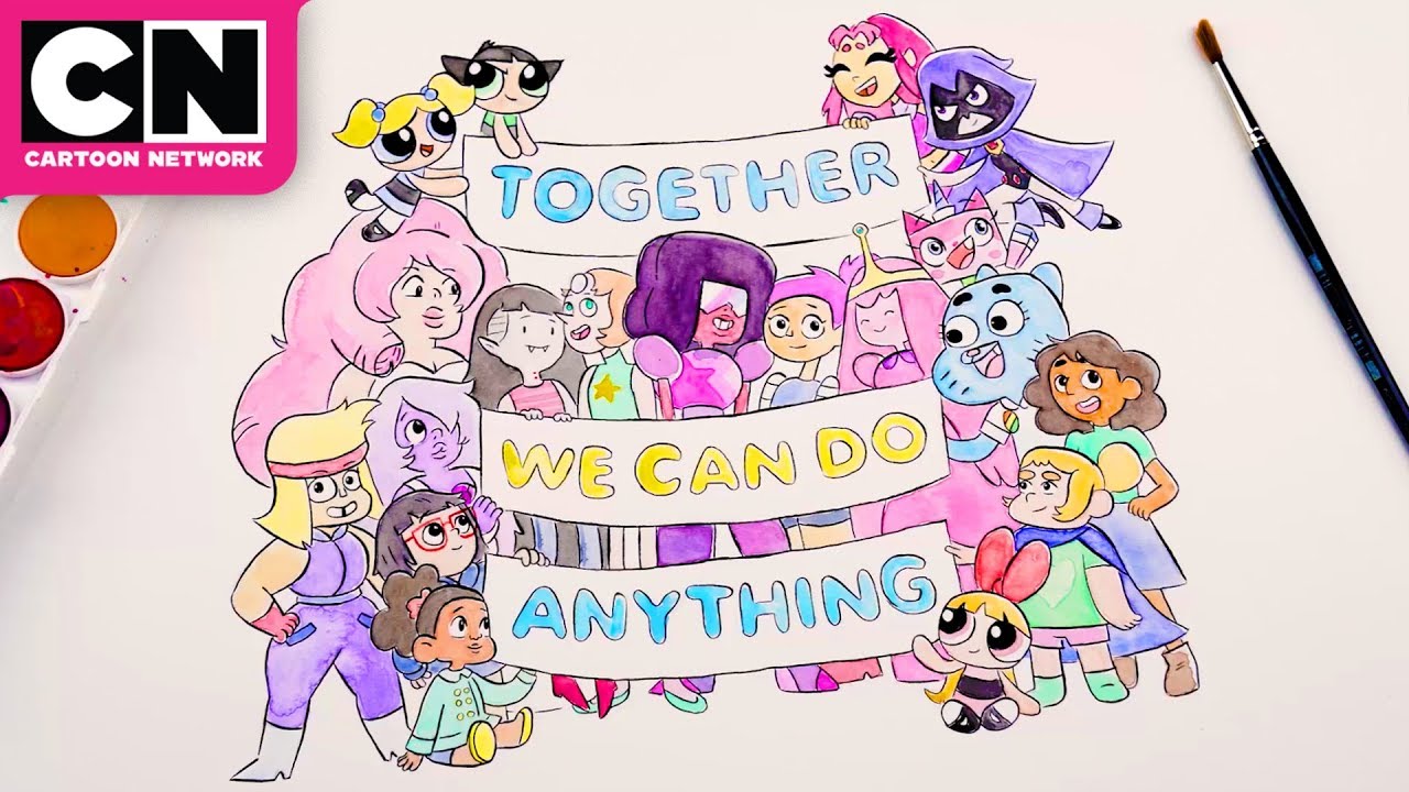 1280x720 Female Cartoon Character Mashup Drawing! Let's Create - Female Cartoon Drawing