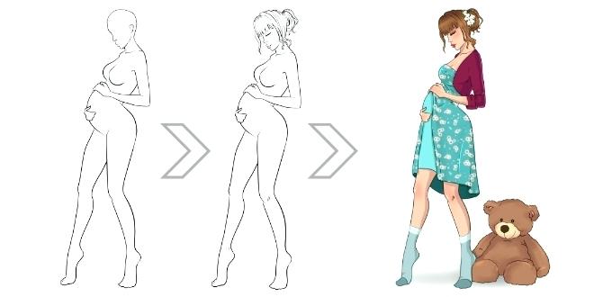 660x330 Huge Collection Of 'female Figure Drawing Templates' Download - Female Drawing Outline
