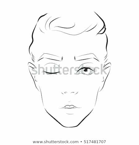 450x470 Face Female Drawing Template Sketches Pencil Free Premium - Female Drawing Template