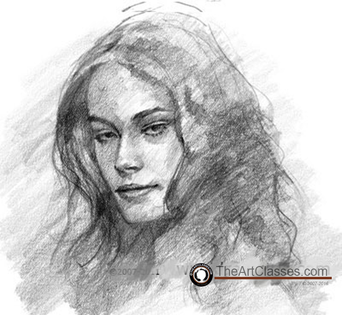 700x644 How To Draw Female Face - Female Face Drawing