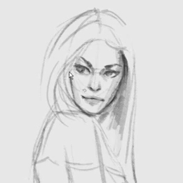 261x261 Comic Book Video Tutorials How To Draw A Portrait Female Face - Female Face Drawing