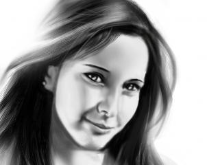 302x240 How To Draw A Human Face, Step - Female Face Drawing Images