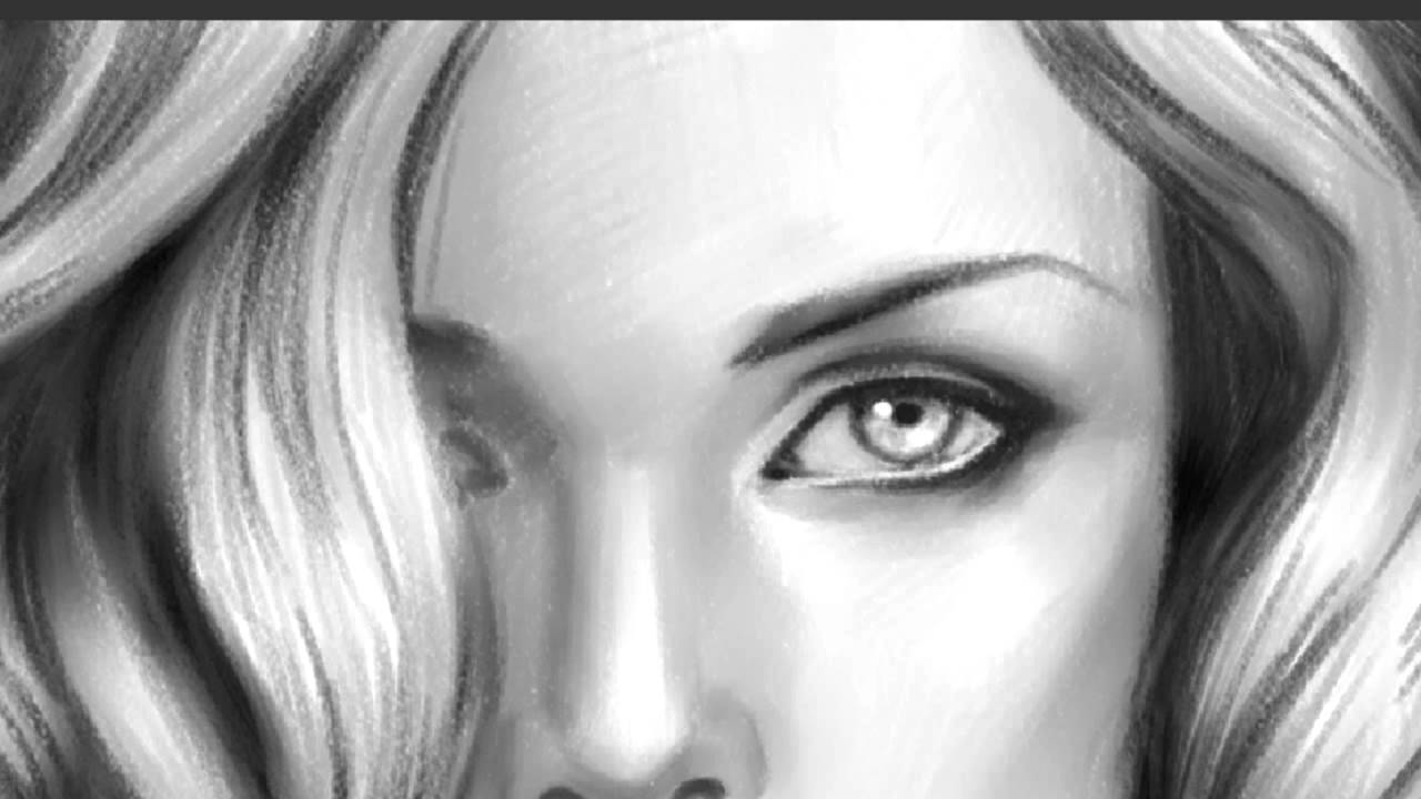 1280x720 How To Draw The Female Face Rack Up Skills Tv - Female Face Drawing Images