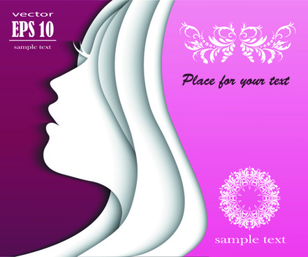 441x368 Female Face Outline Drawing Free Vector Download - Female Face Drawing Outline
