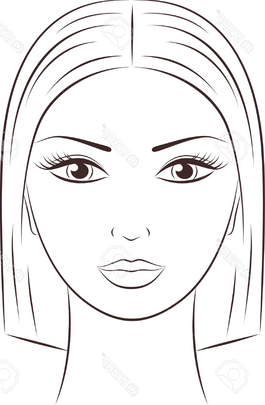 Female Face Outline Drawing Female Face Drawing Outline Bodemawasuma