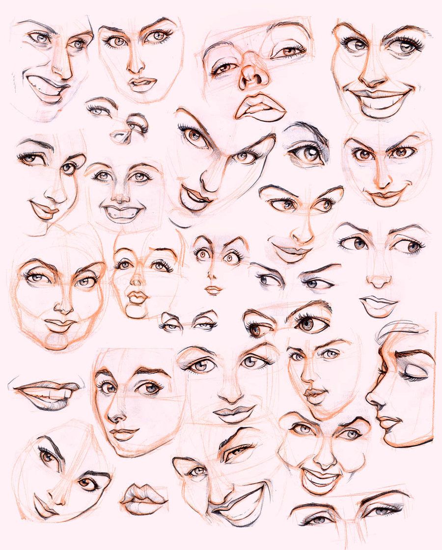 900x1121 Reference In Drawings - Female Face Drawing Reference