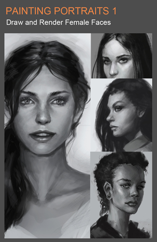 Female Face Drawing Reference at PaintingValley.com | Explore