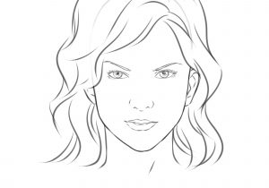 300x210 Easy Sketch Face Of Girl How To Draw Eyes, Face Drawing Template - Female Face Drawing Template