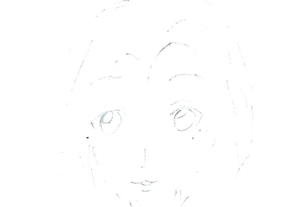 600x412 Blank Face Charts Template For Makeup N Website Templates Ideas - Female Face Drawing Template