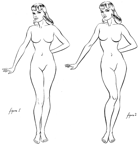 450x474 Female Figure Drawing Methods And Techniques For Beautiful - Female Figure Drawing