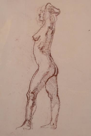 375x563 Female Figure Study - Female Figure Drawing