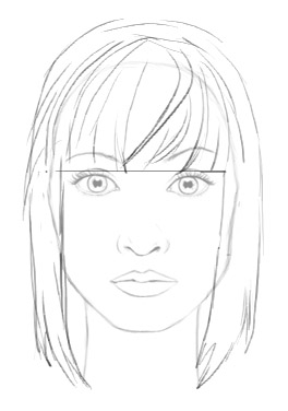 264x376 how to draw hair female sharenoesis - Female Hair Drawing