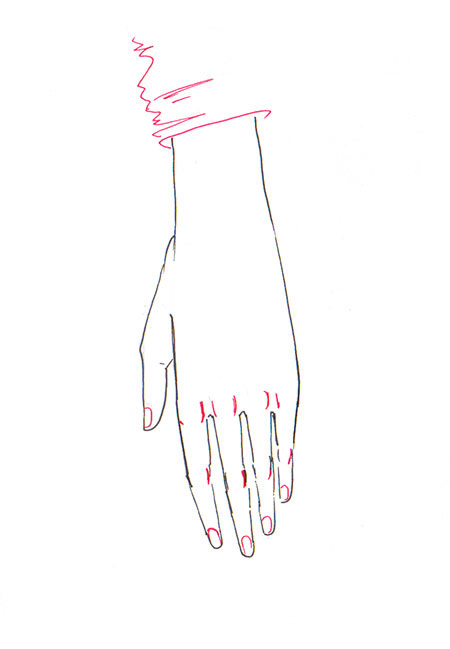 450x649 How To Draw Hands I Draw Fashion - Female Hand Drawing