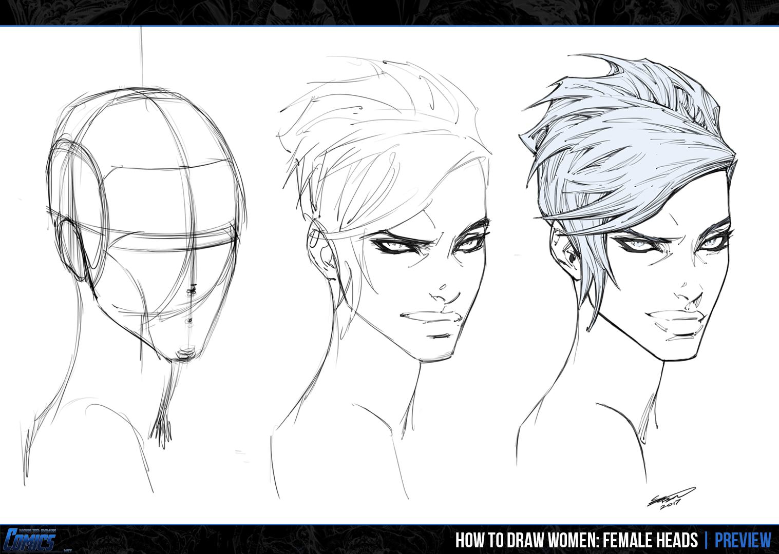 1517x1080 expressing emotion - Female Head Drawing