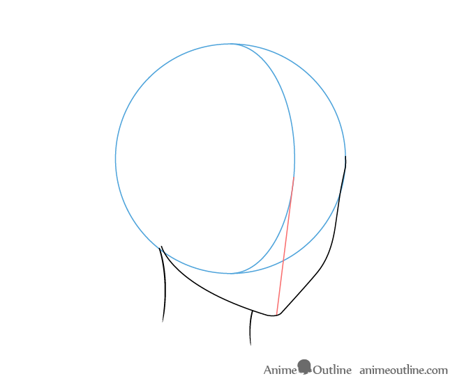 675x560 How To Draw An Anime Female Face View - Female Head Drawing
