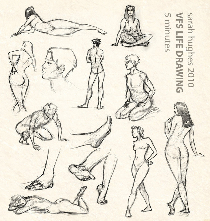 872x916 how to draw a person body back female human body drawing - Female Human Body Drawing