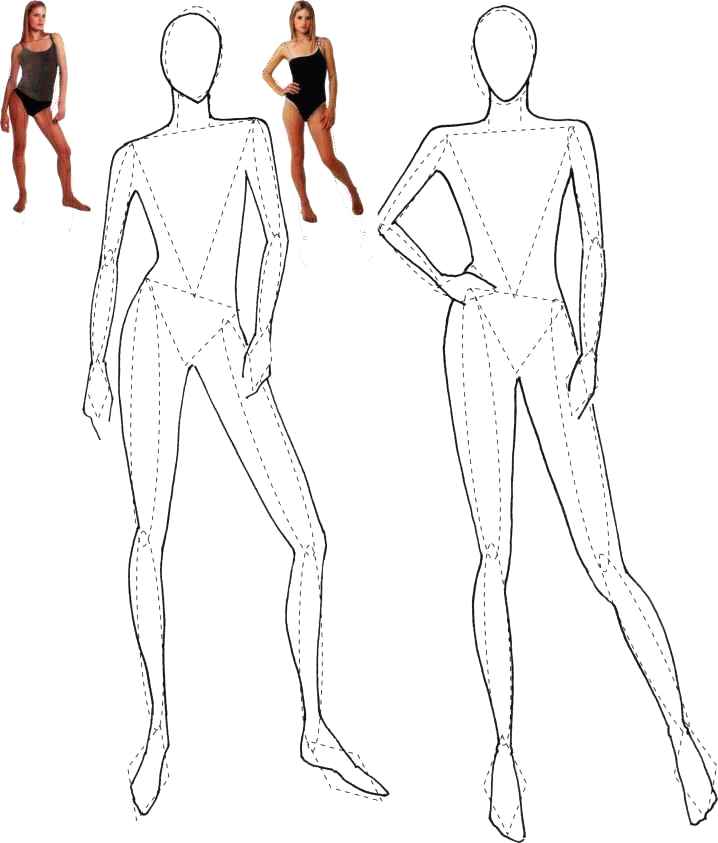 718x843 female human body outline drawing at free for human figure - Female Human Body Outline Drawing