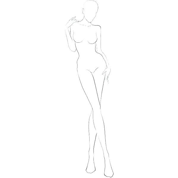 600x600 Human Body Outline Drawing Coloring Pages Element Natural Healing - Female Human Body Outline Drawing